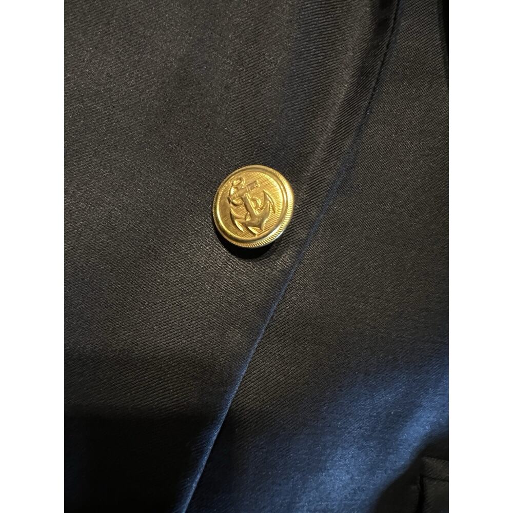 Ralph Lauren LRL 44L Midnight Navy Blue Gold Tone Buttons Blazer Sport Coat - Picture 11 of 15